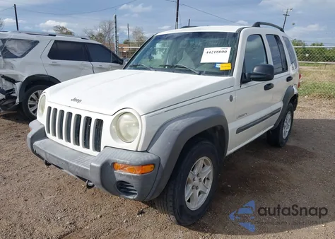 2004 Jeep Liberty Sport from USA, damaged, VIN 1J4GL48K64W205936
